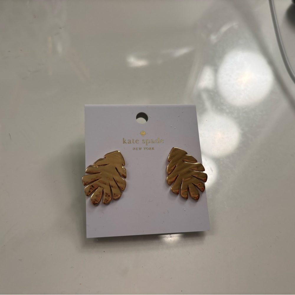 Kate Spade “New Leaf” Earrings